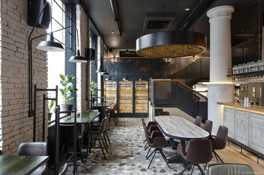 斯大林帝国建筑中的创新啤酒餐厅设计-11