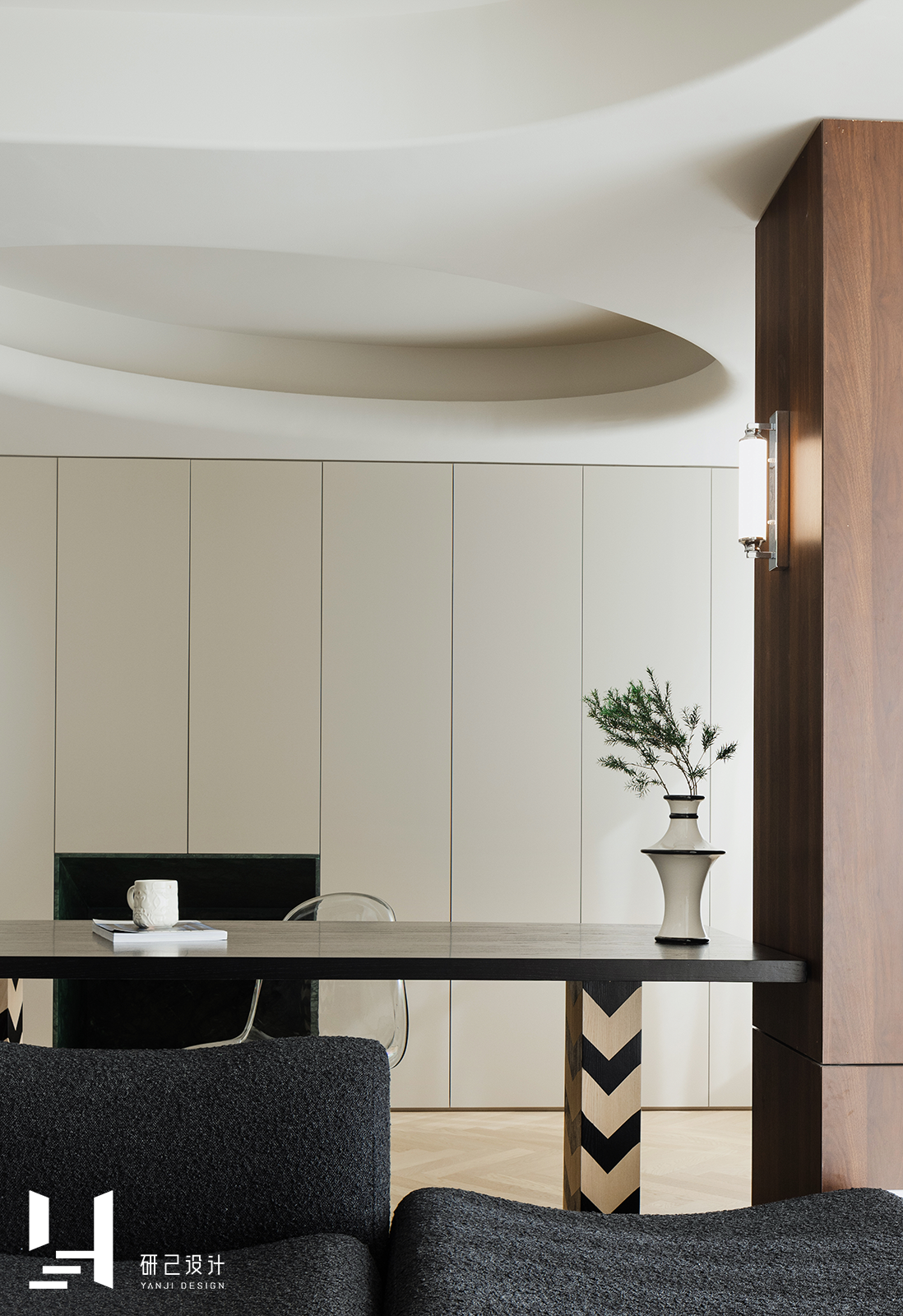 研己实景 · 113㎡法式家的新玩法丨中国芜湖丨研己设计-35