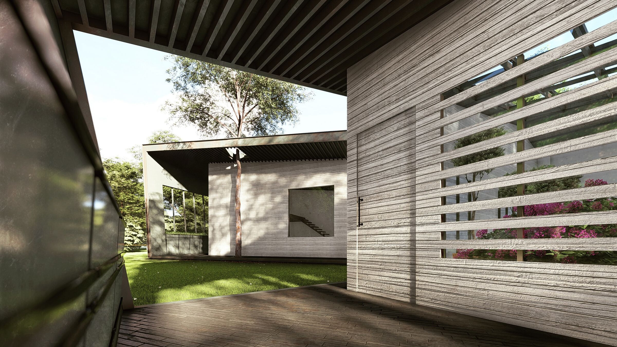 三角形的独立别墅 · Heram Architects 的绿色温室设计-21