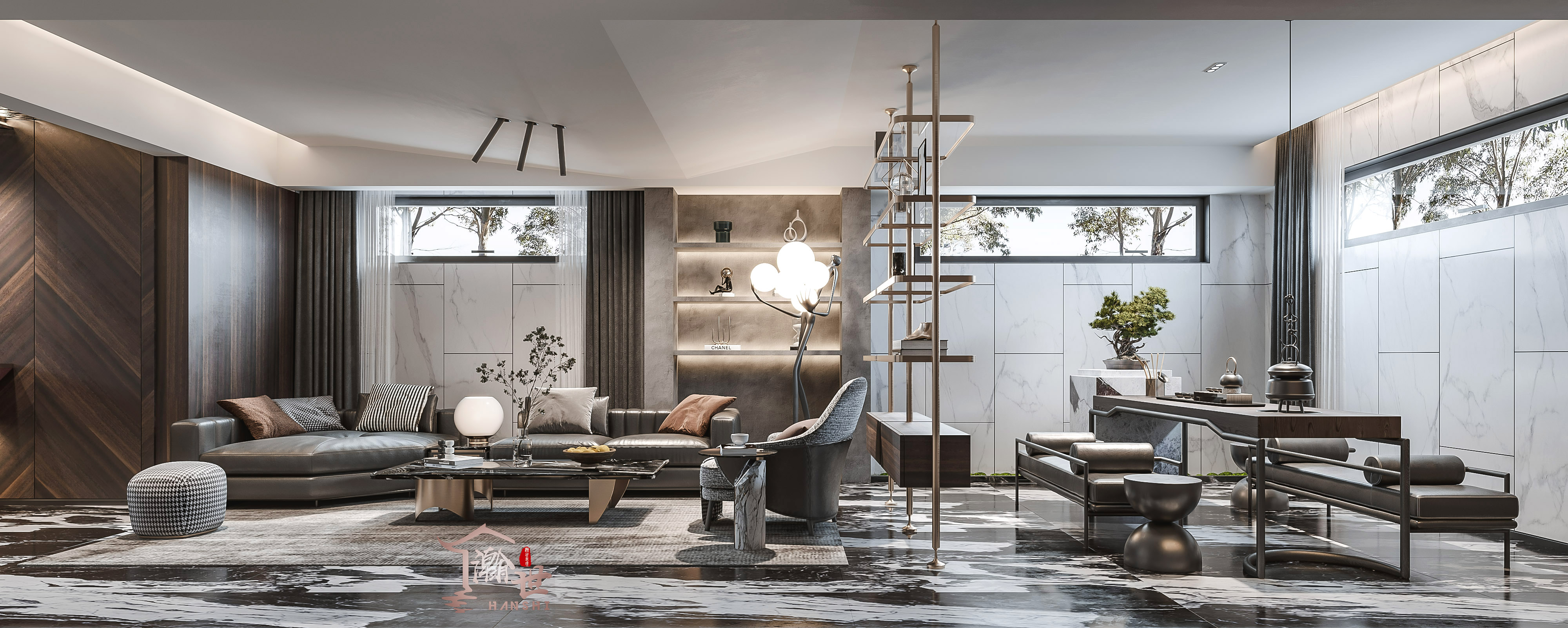 现代轻奢家装-瀚世表现-18