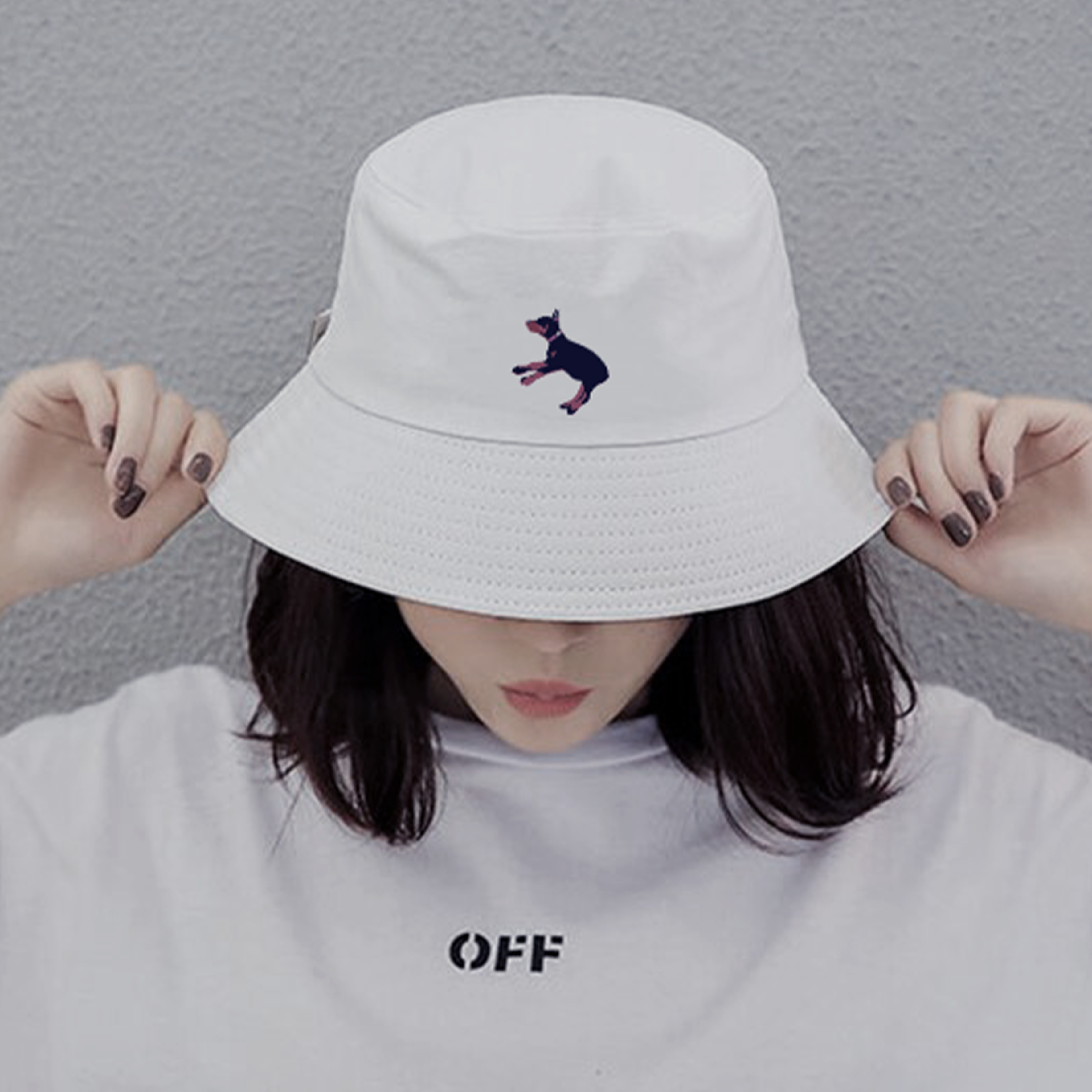 Doberman. Illustration. Minimalism-14