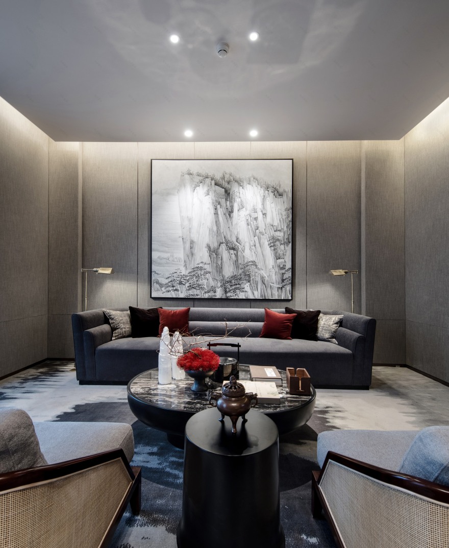 温润如玉,郑州宝龙珑玺售楼处设计-33