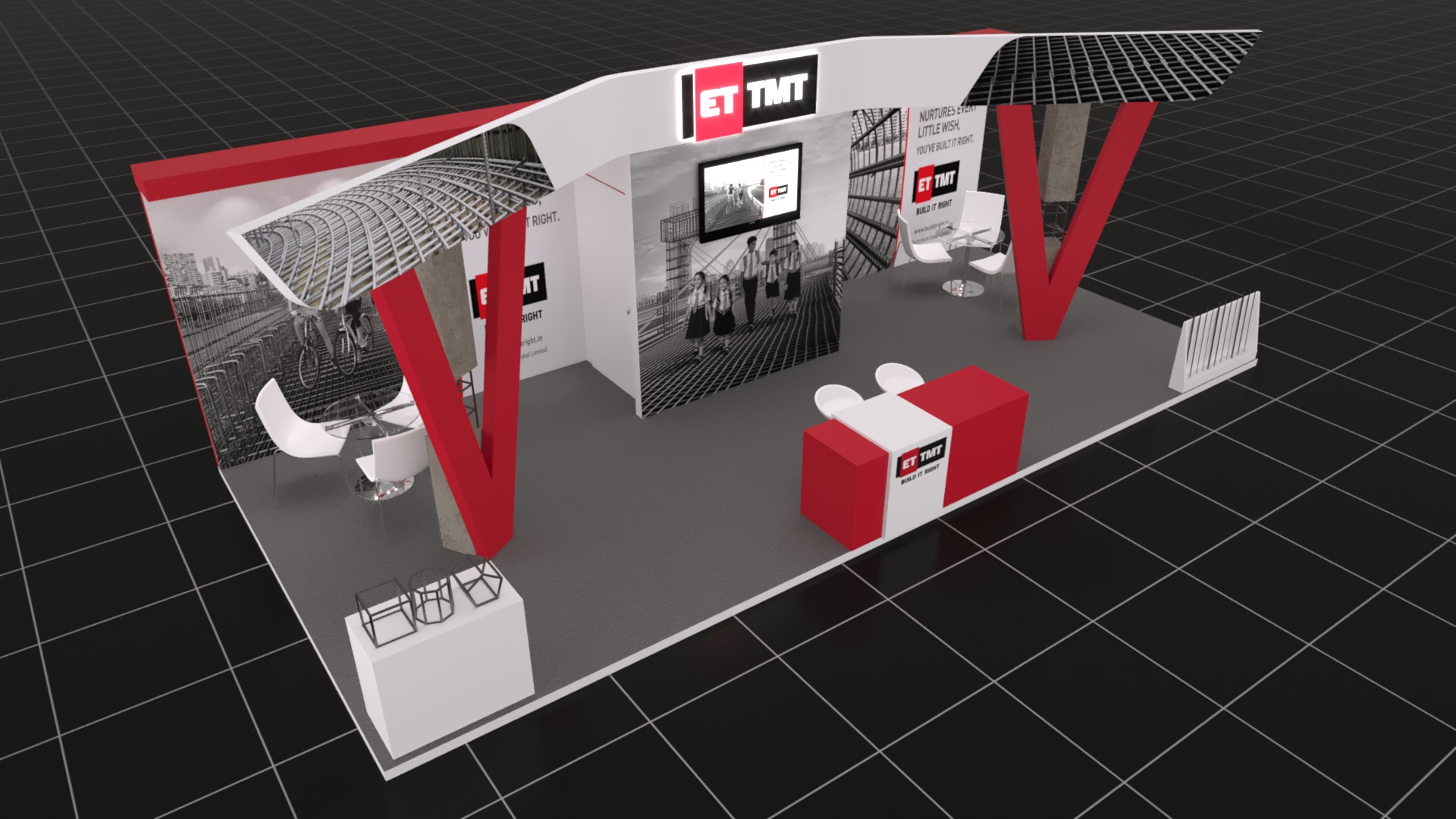 ET TMT Stall Design for Credai Expo-3