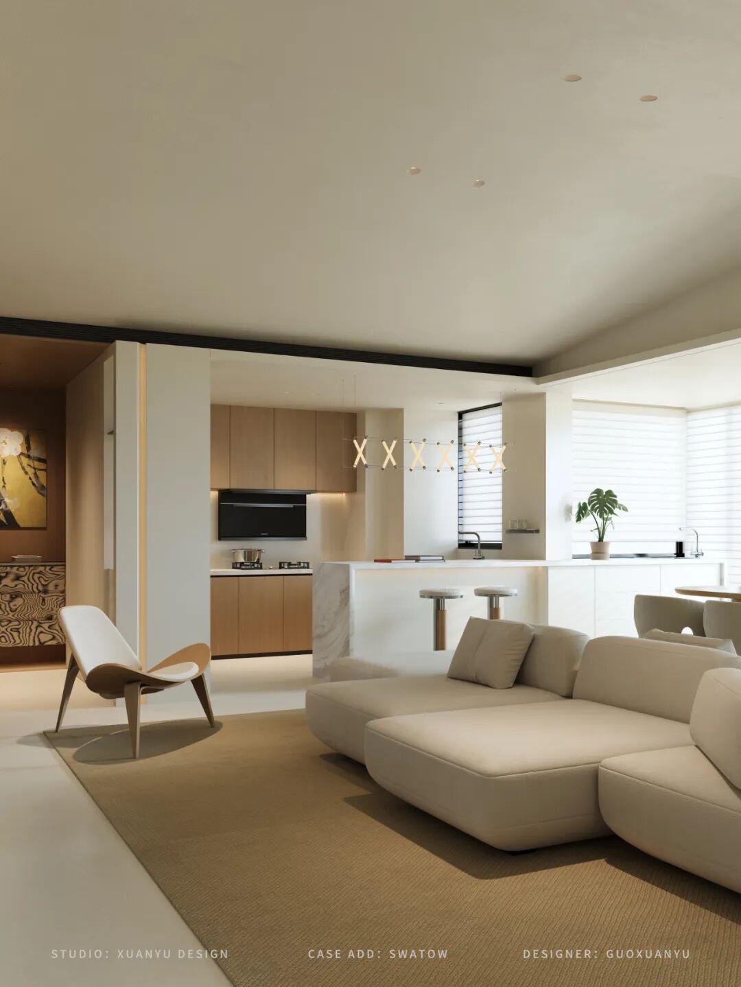 轩宇设计I自然主义—雅颂湾143m²-33