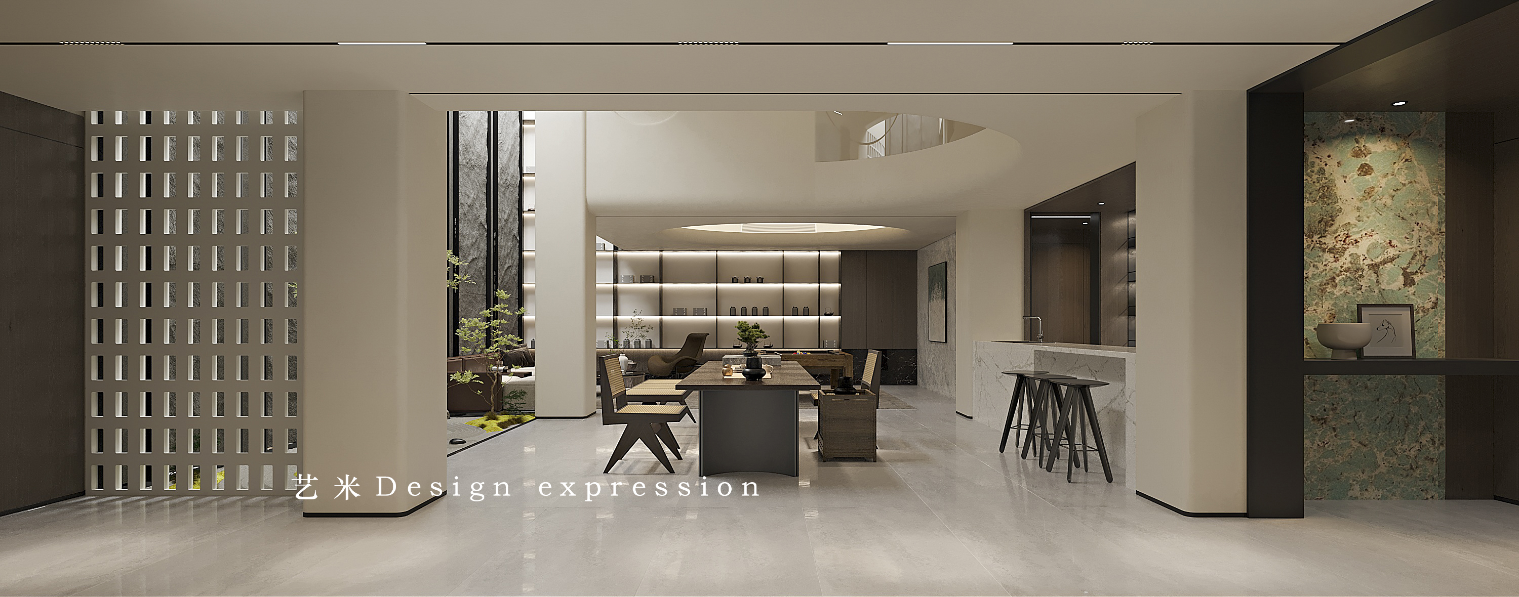 现代简约别墅-艺米效果图-11