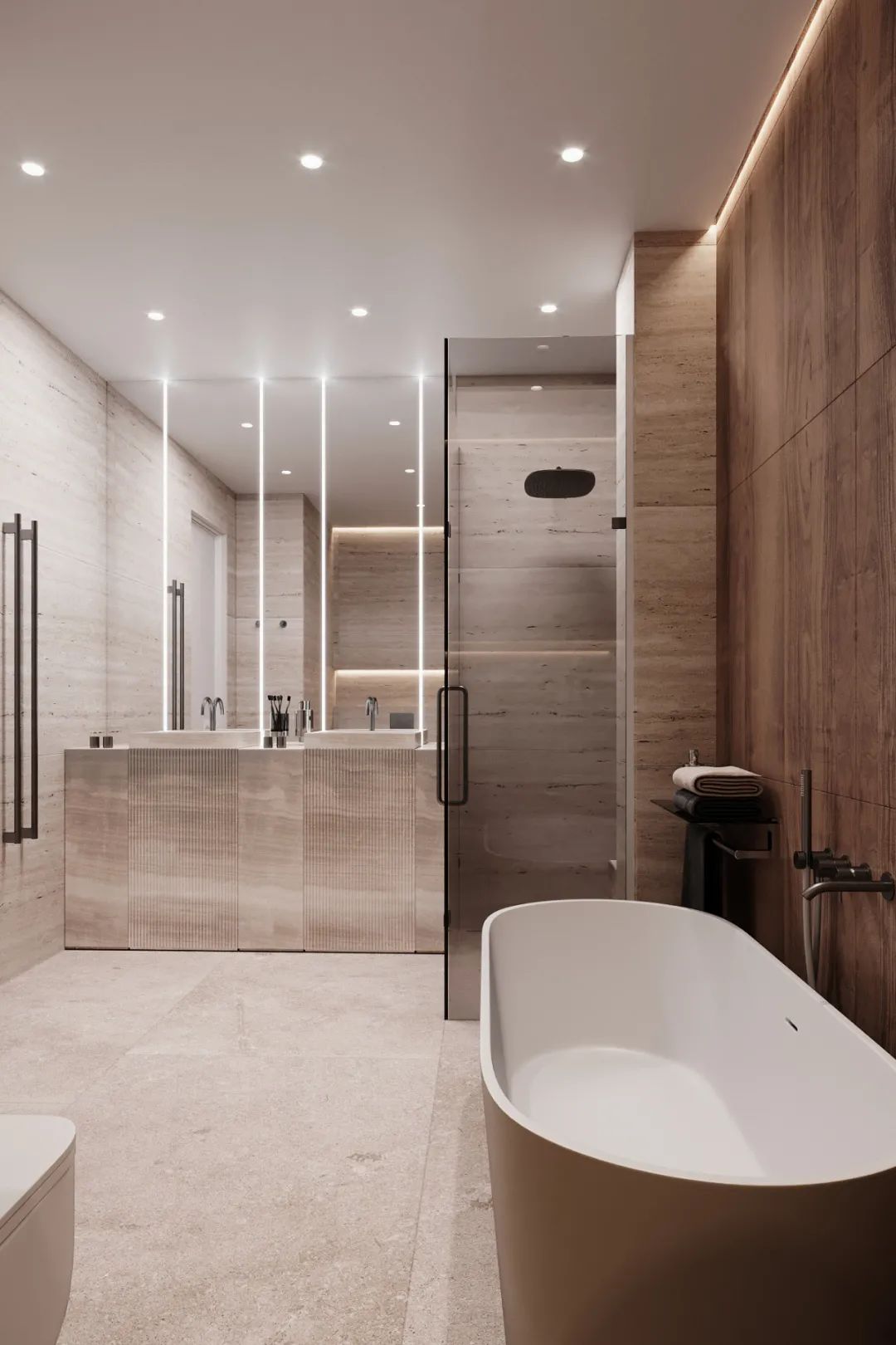 乌克兰现代家居设计展 | 原木、灰色与黑色的和谐空间-31