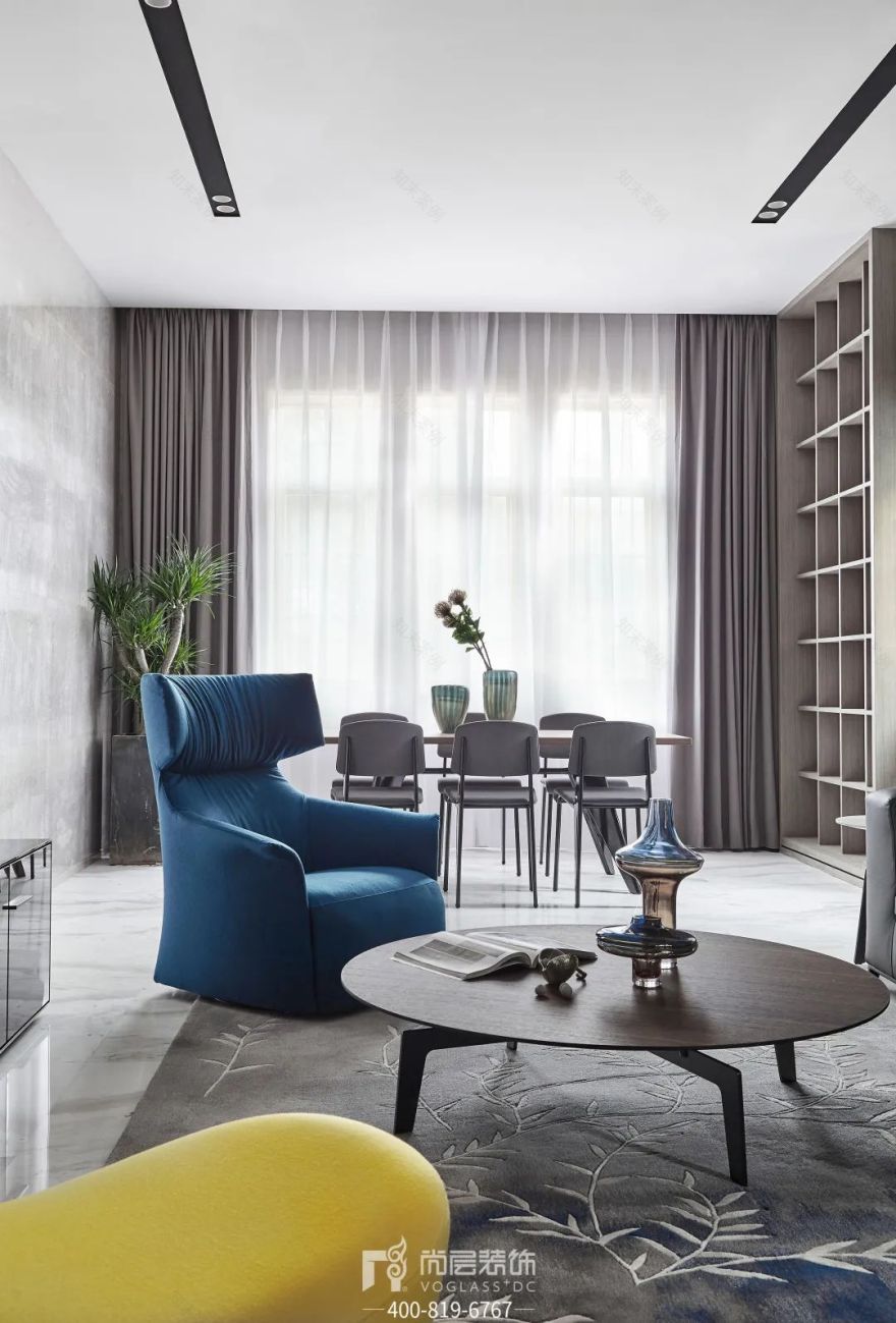 杭州780㎡现代轻奢别墅装修,演绎少即是多的生活美学-32