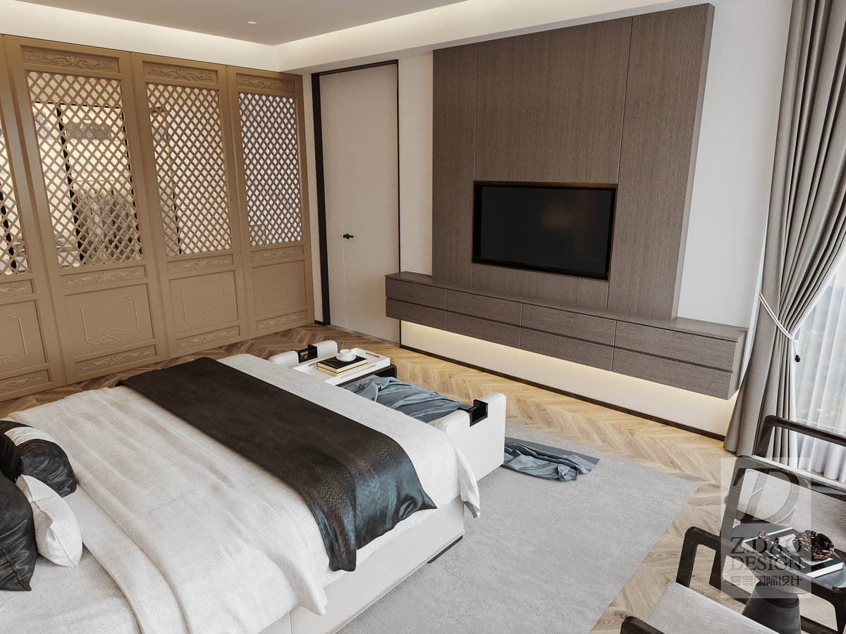 合肥海亮唐宁府 158㎡现代中式复式设计,闲居别庐之美-37