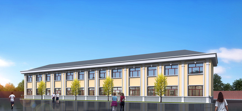 办公楼建筑外观设计案例效果图-4