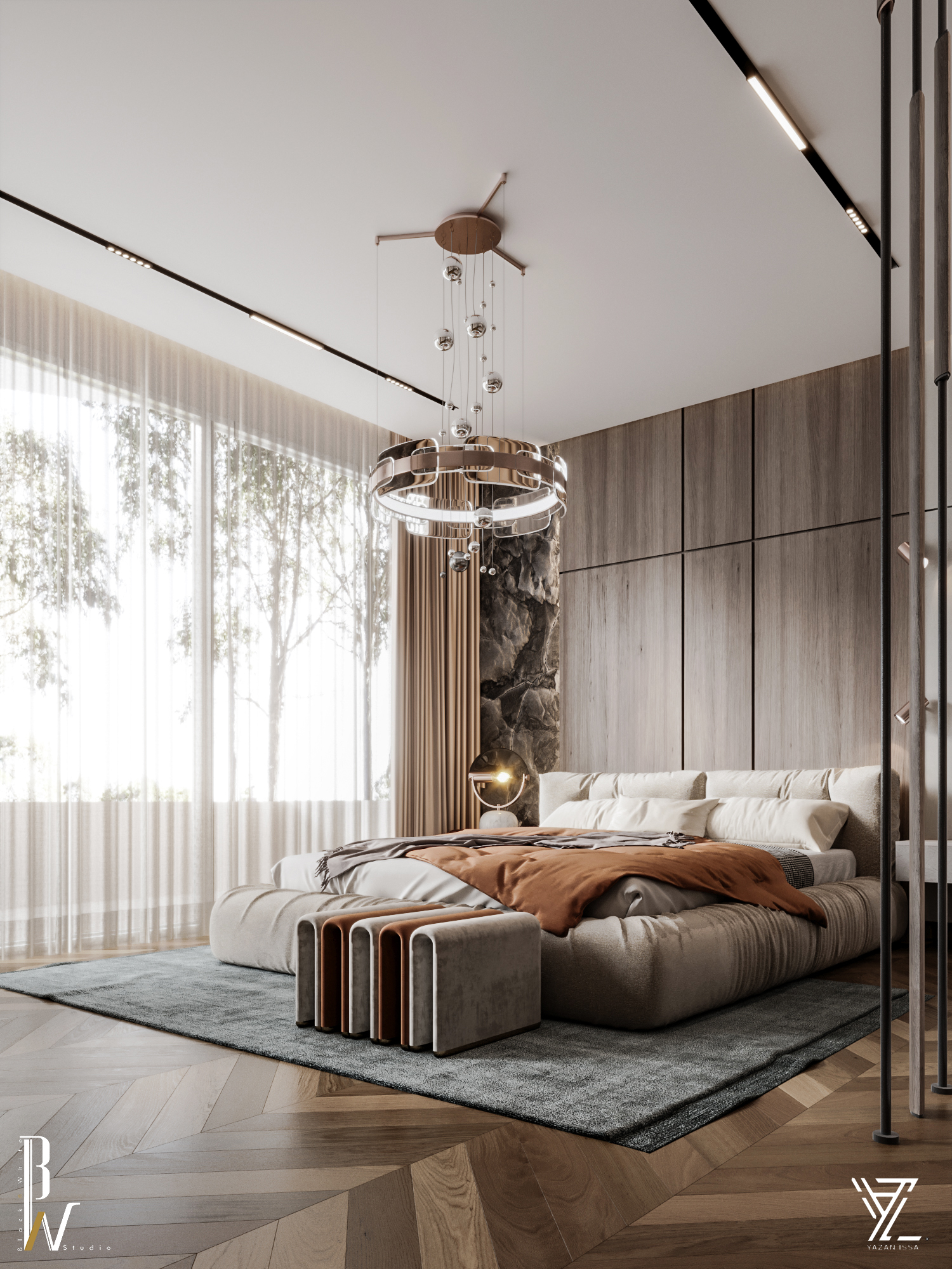 主卧丨阿曼丨Black N White-8