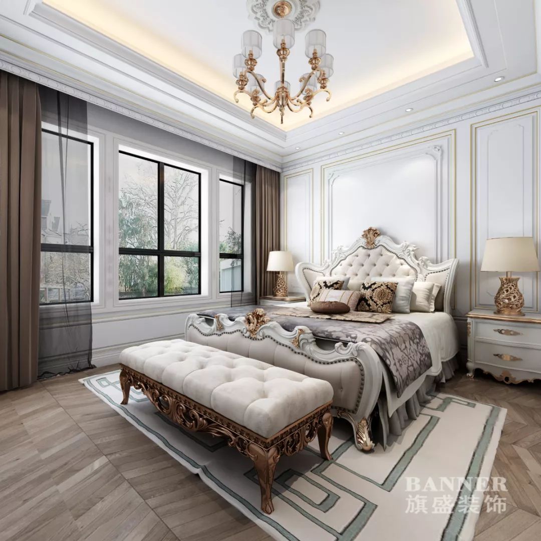 欧式古典奢华,打造永和坊联排别墅艺术空间-123