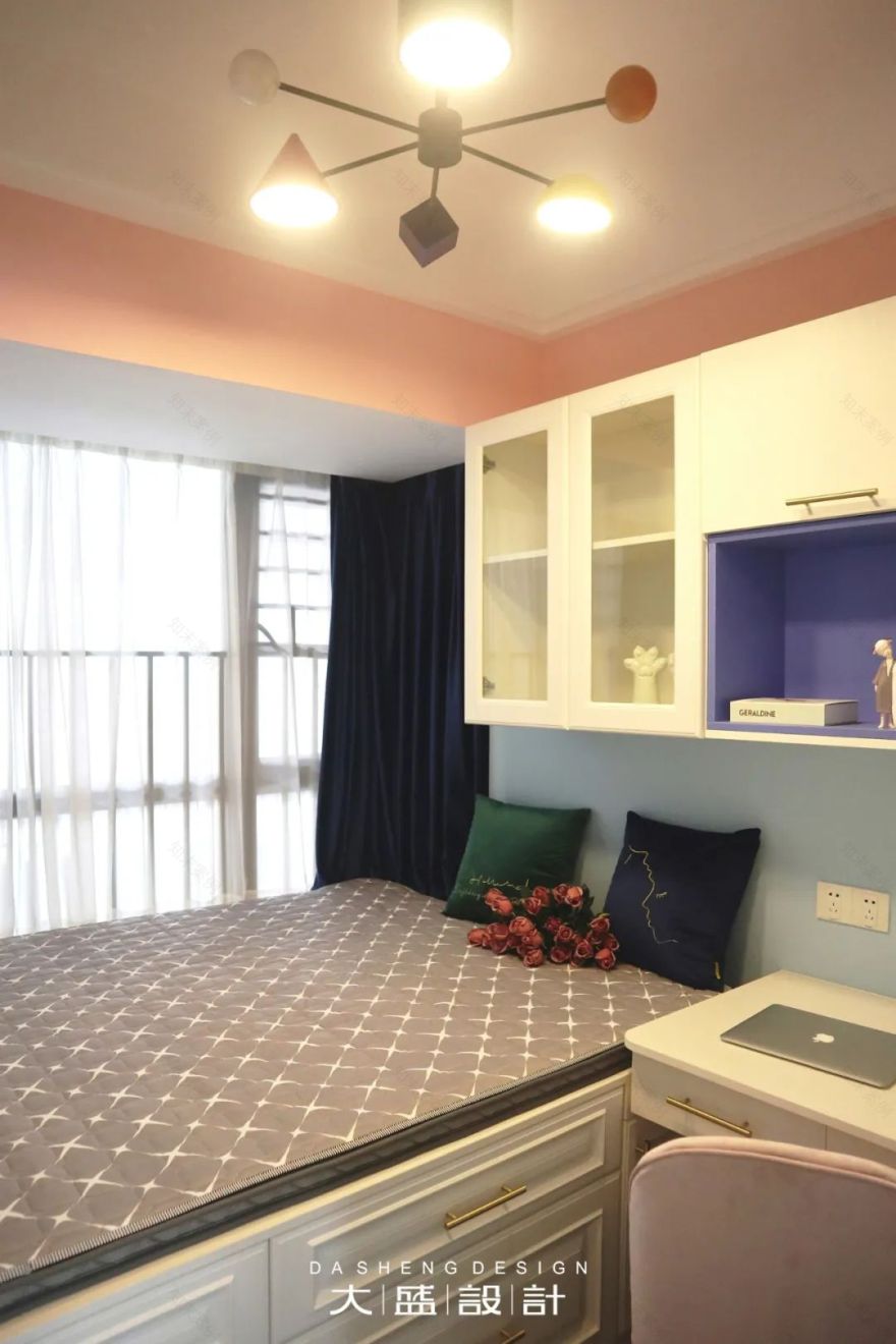 南宁 96㎡孟菲斯风格家居,色彩斑斓的甜蜜空间-74