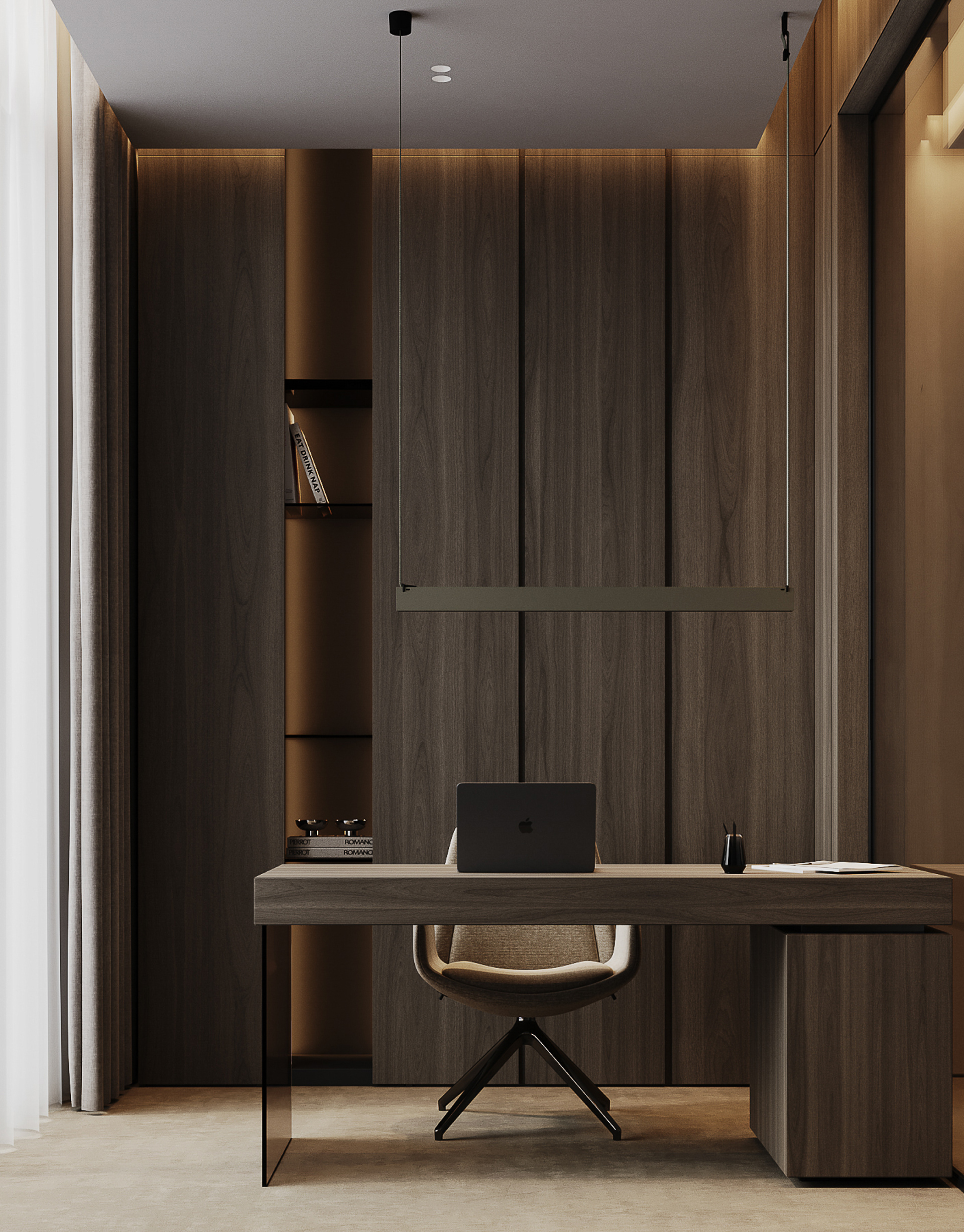 Modern minimalism family residence-48