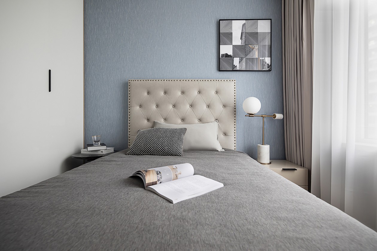 奥体精装修,颠覆空间感觉收纳隐形门呈现精致简约风-23