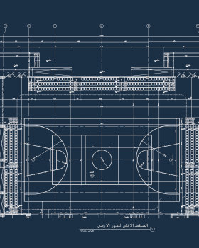 体育馆我工作图纸丨埃及开罗丨开罗大学建筑系