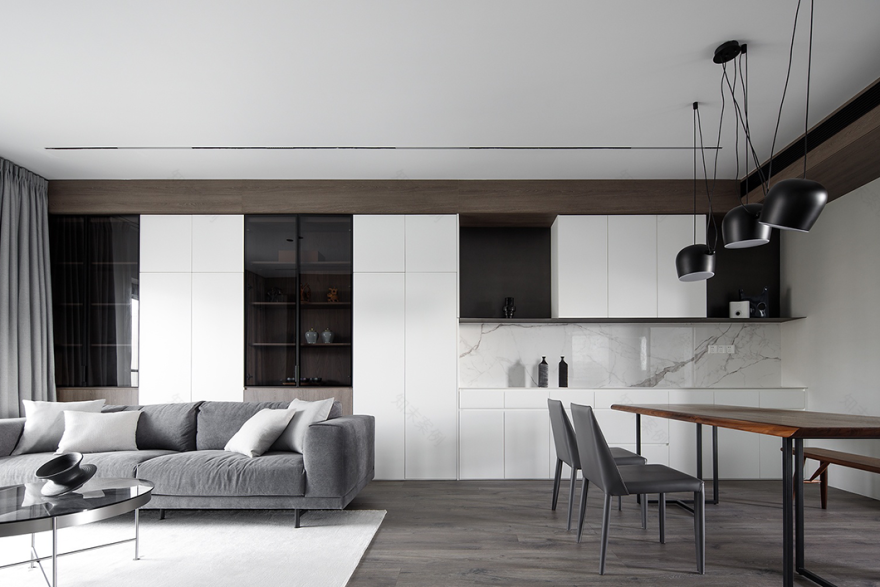 极简黑白,打造轻盈自在的生活空间丨中国淮安丨CX.D 辰夏空间规划-37