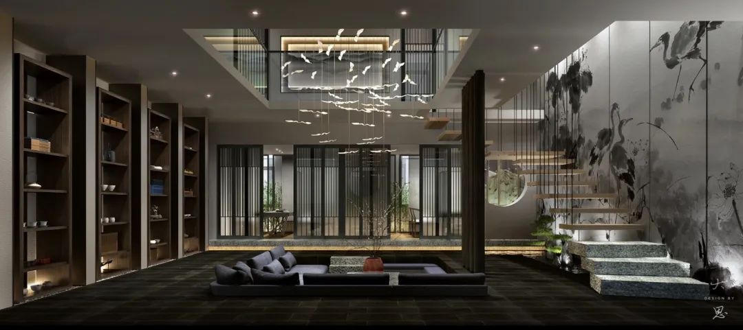 武汉茶室设计 | 传统与现代的完美融合-7