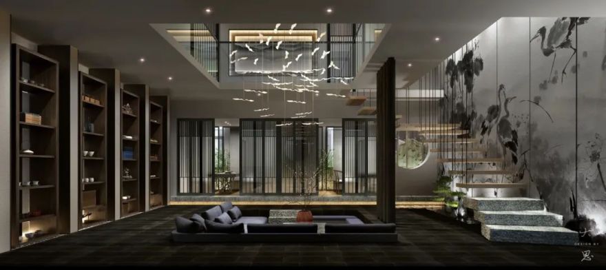 武汉茶室设计 | 传统与现代的完美融合-7