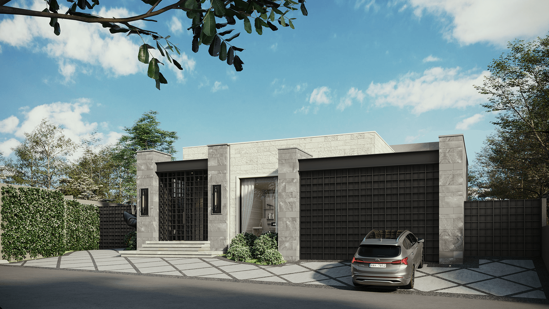 Stone Brick Facade 设计丨CBG-4