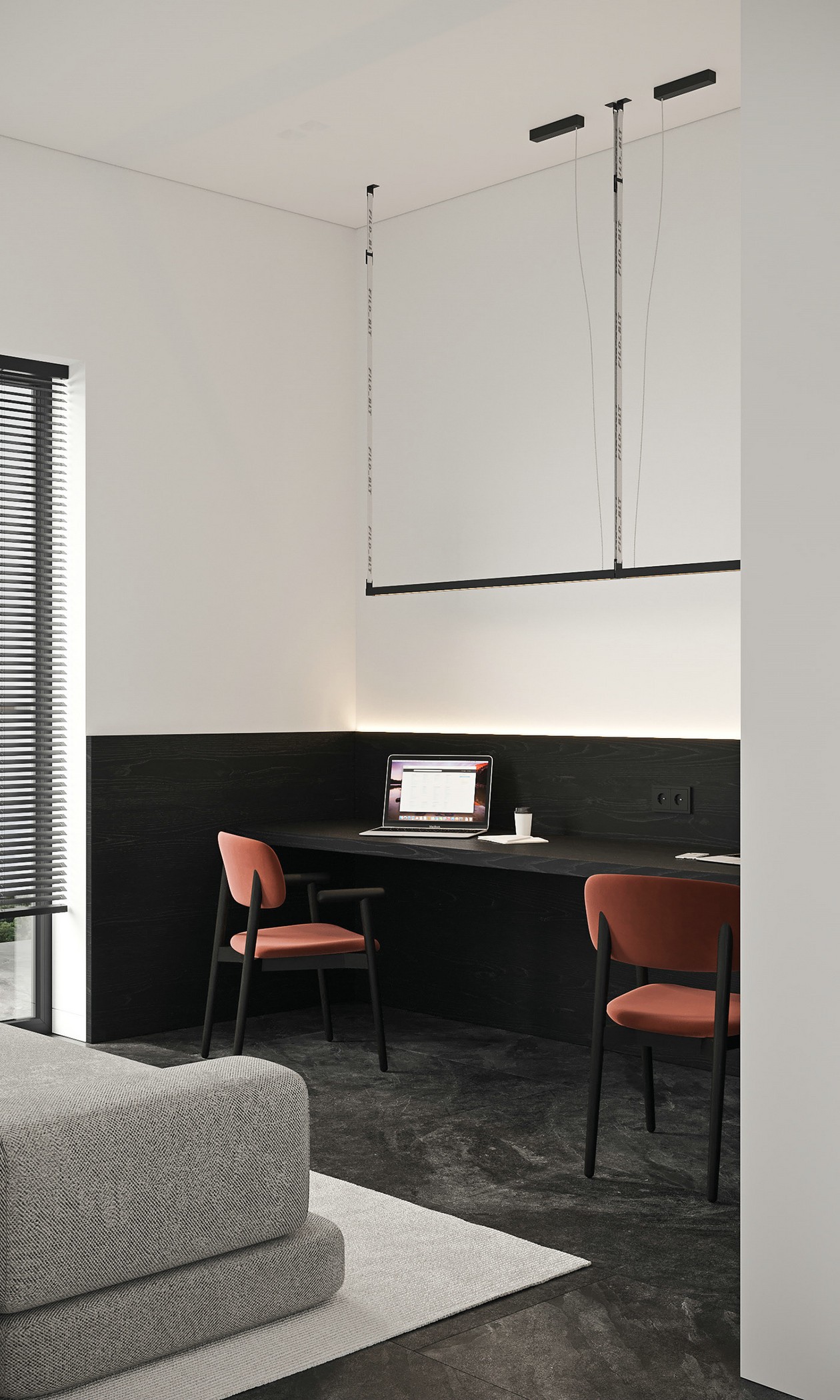 高级黑色系空间设计 无法抵御的气质！-13