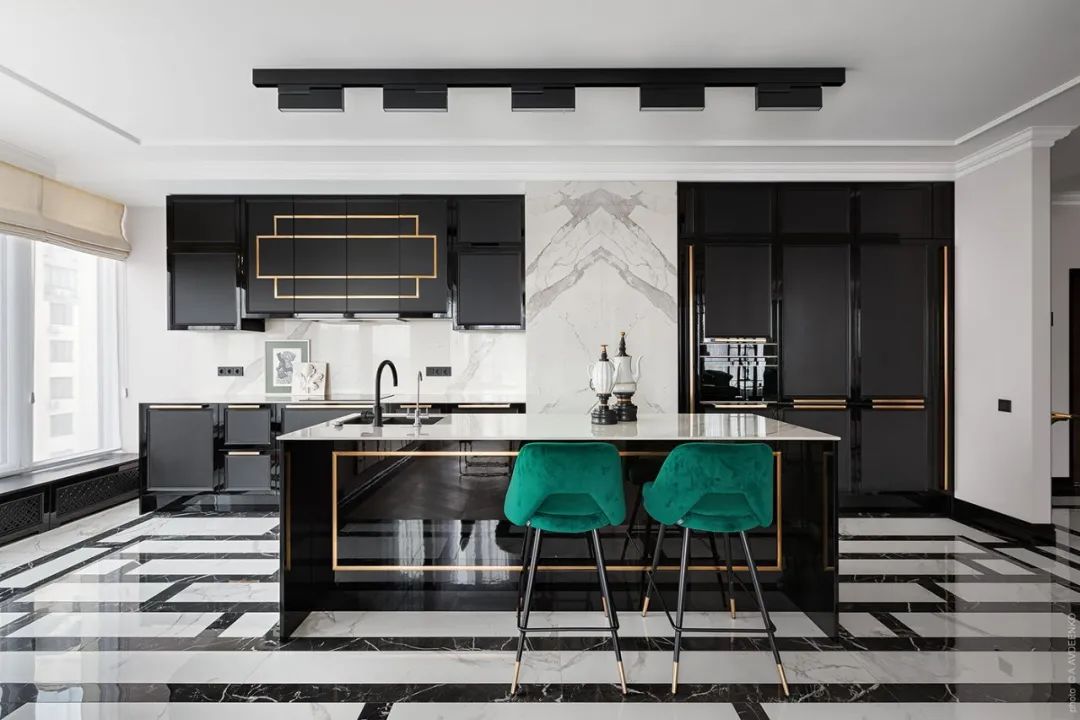 简约轻奢风，黄铜元素提升空间高级感-28