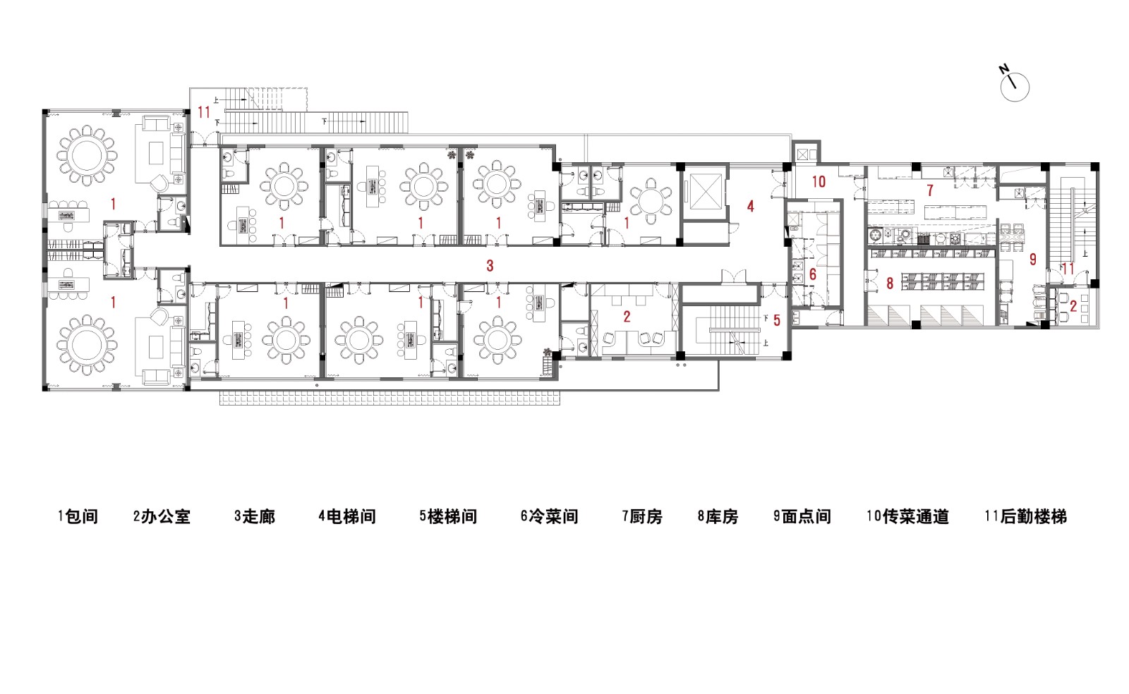 深圳弘法寺福顺斋素食餐厅丨中国深圳丨上海善祥建筑设计有限公司-128