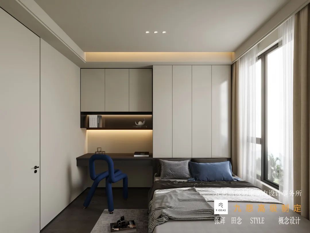 现代简约住宅设计丨九思设计工作室-30