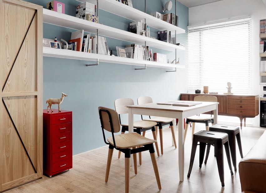 台中 40 坪工业北欧混搭风新婚宅，打造自然采光与个性空间-8