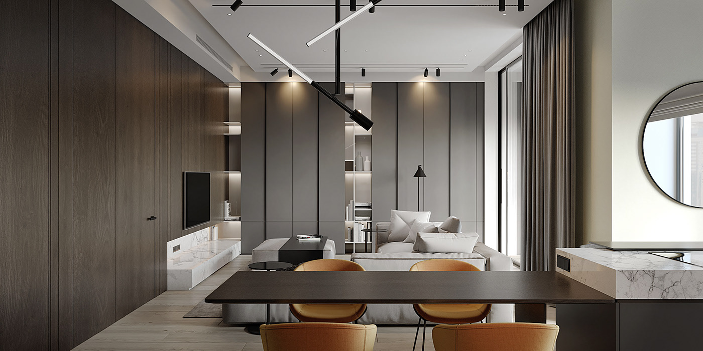 148㎡住宅设计 打造宁静和谐的居住空间-6