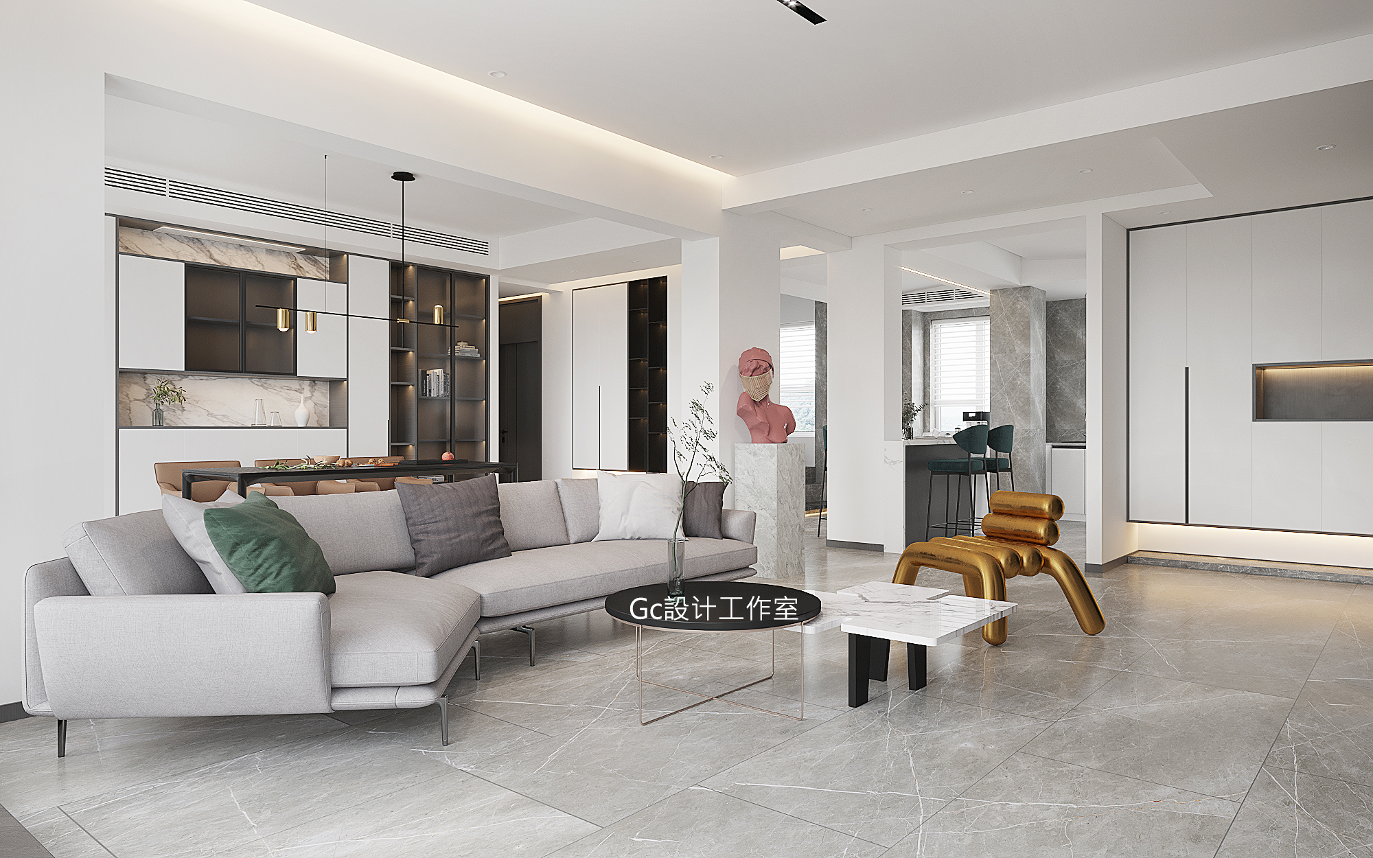 白色恋人 | 简约北欧风打造温馨爱巢-16