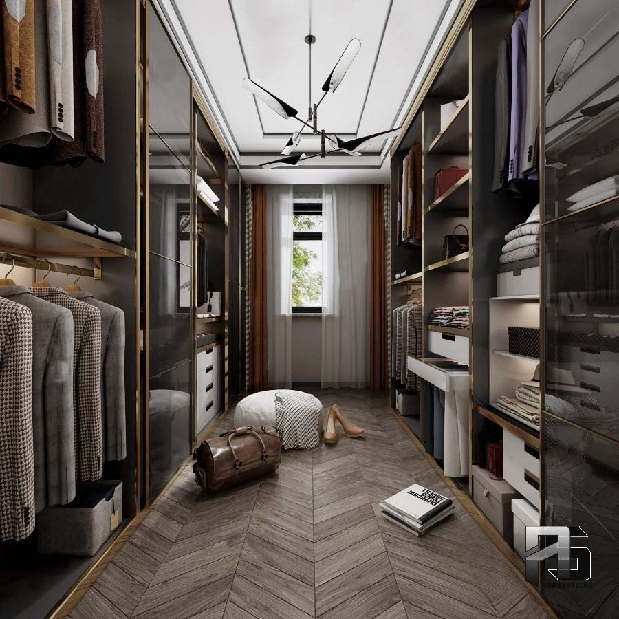 DRESSING ROOM 3D INTERIOR . MODERN STYLES 2-6