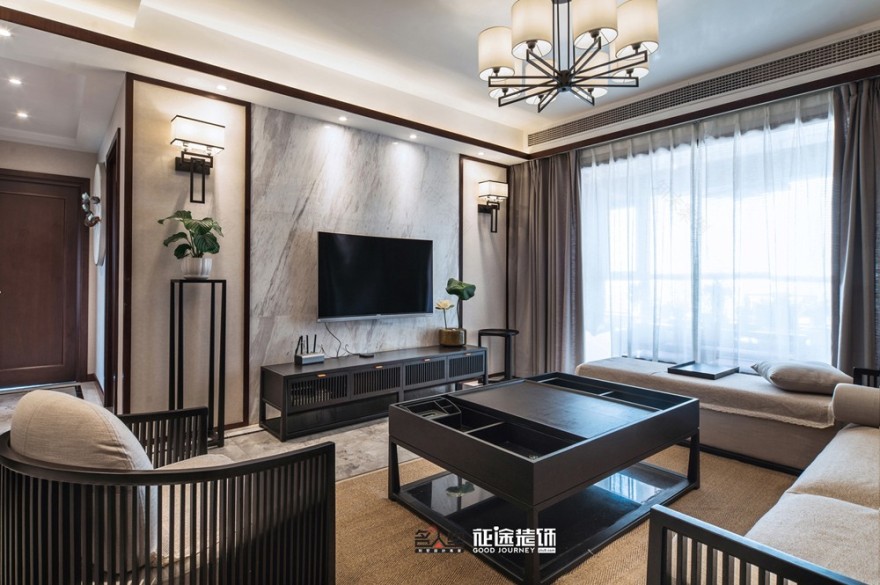 素年锦时,岁月静好——合肥180㎡新中式住宅 名人堂-征途装饰-7