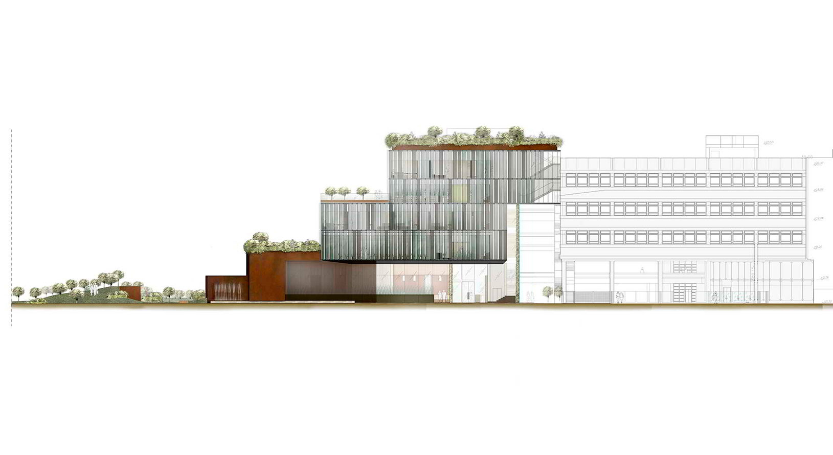 "多功能建筑群设计 | Beatrice Pierallini architects 的视觉震撼之作"-20