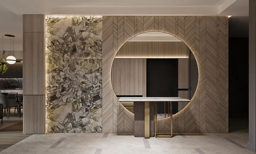 灰色木色的高级空间设计丨Domashko Studio-7