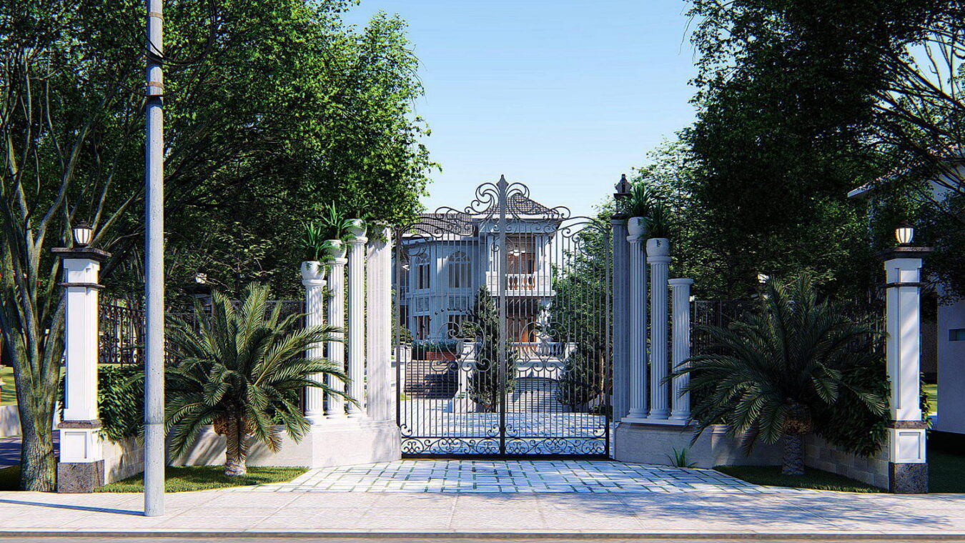 Sketchup 外别墅模型-4