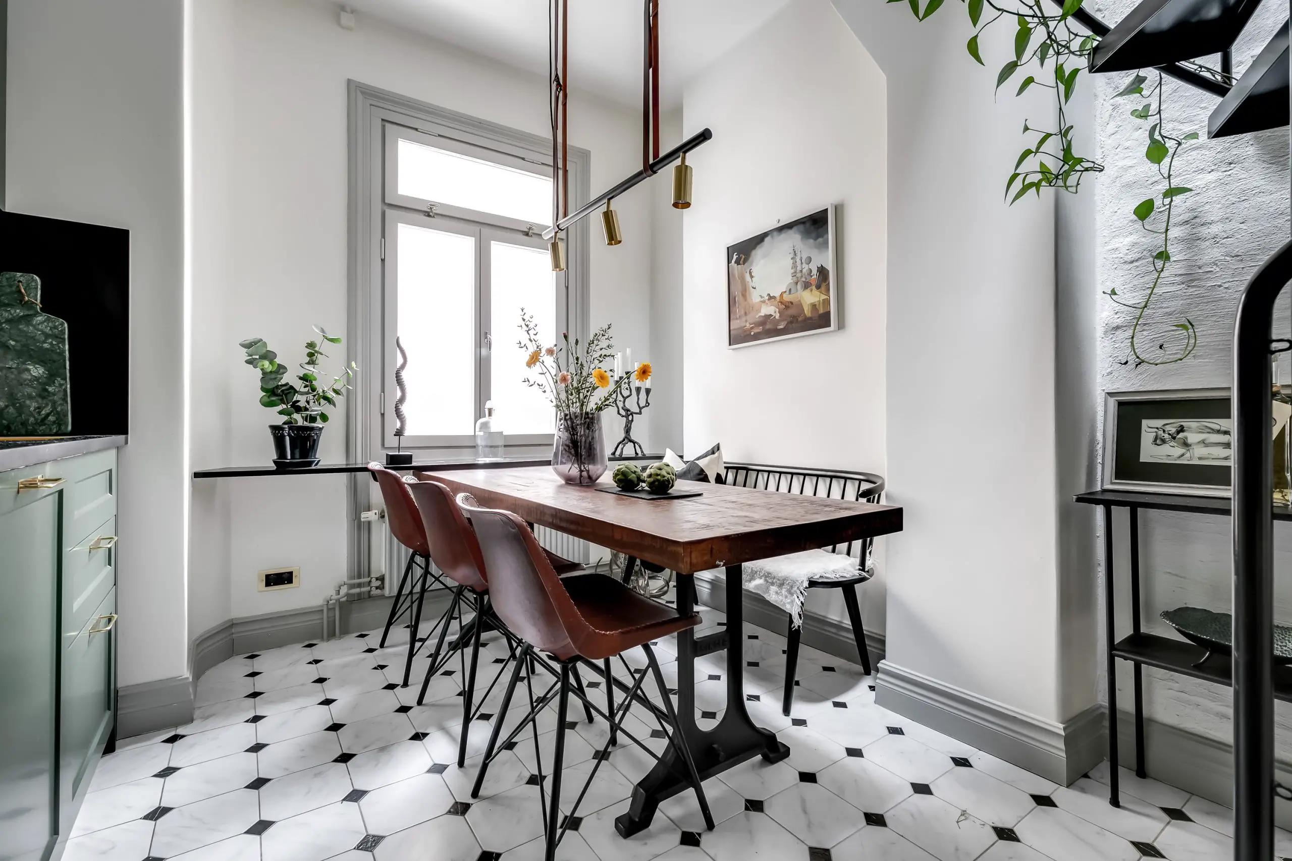 斯德哥尔摩魅力阁楼 | 96m2 的北欧风二层公寓-5