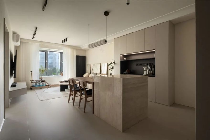 奶油极简风小户型家居-14