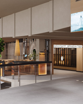 “Времена года”电影院与“Spectrum”餐厅丨俄罗斯莫斯科丨Muravina Anna等五人