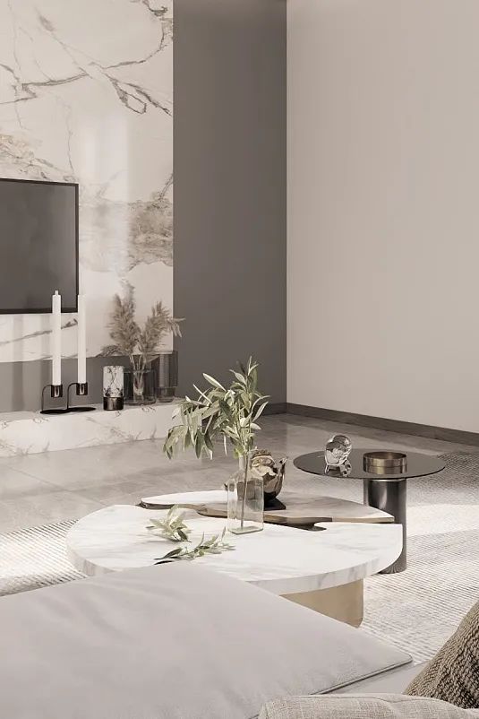 杭州装修 | 260㎡现代风装修，素白色静雅居所-6