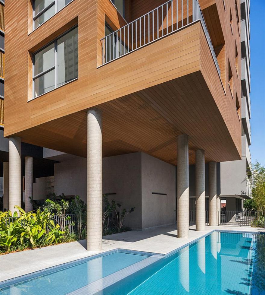 巴西圣保罗 Aruá 公寓楼-8