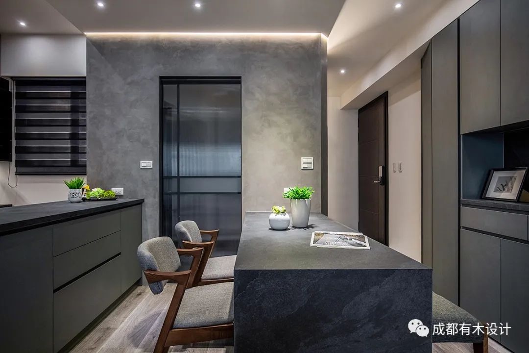 灰调工业风纹理感居所丨淳品-28