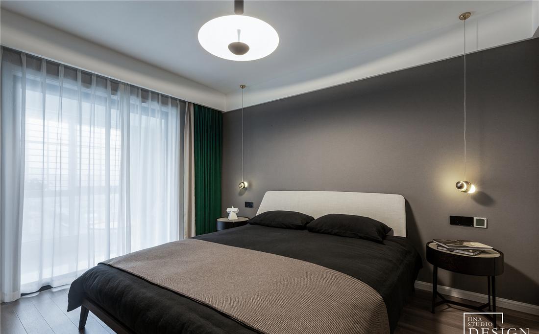 海航设计 | 130㎡手枪户型爆改,原木风打造温馨三合一空间-18