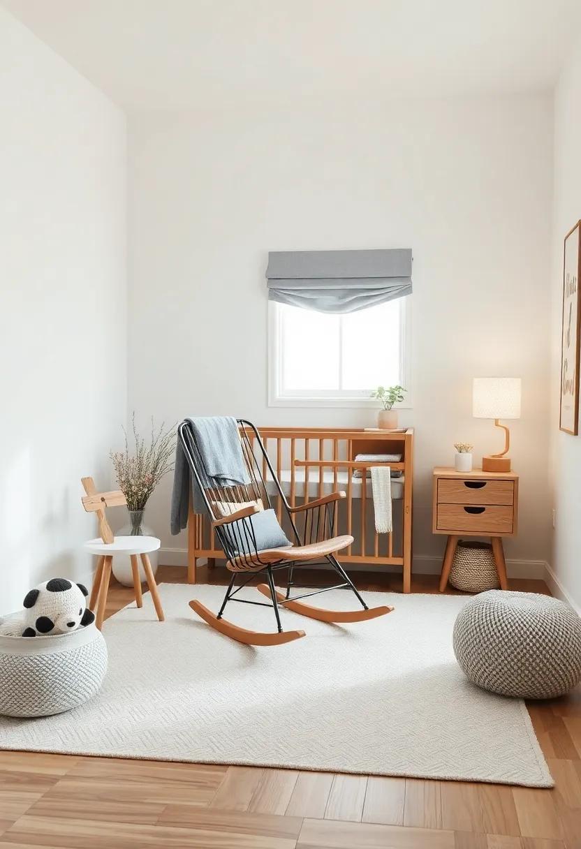 设计带舒适摇椅的完美育儿室-102
