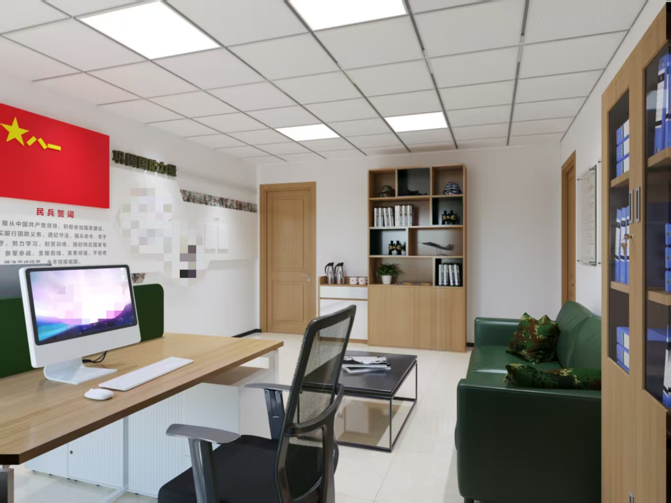 党群服务中心,退伍军人办公室等项目设计-20