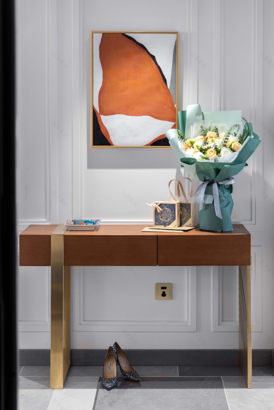 融合东西方美学的轻奢爱巢——现代都市新婚夫妇的理想之居-3