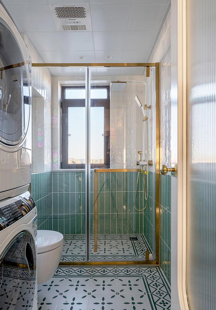 撞色搭配+全屋对称法则,复古与时尚全都要-56