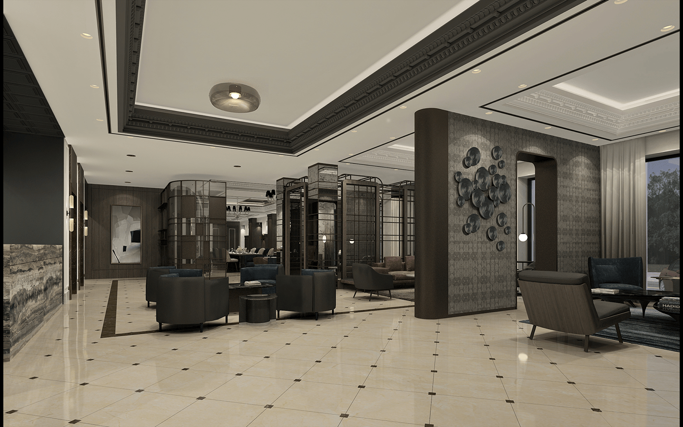 希尔顿新莫斯科夫斯卡娅酒店丨乌克兰丨pave & metex-14