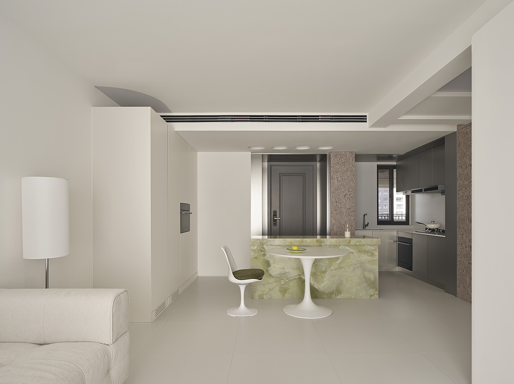 邸岸空间设计|90㎡极简风住宅-18