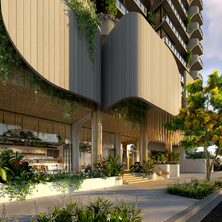 澳大利亚曲线公寓设计,自然融入城市生活-27