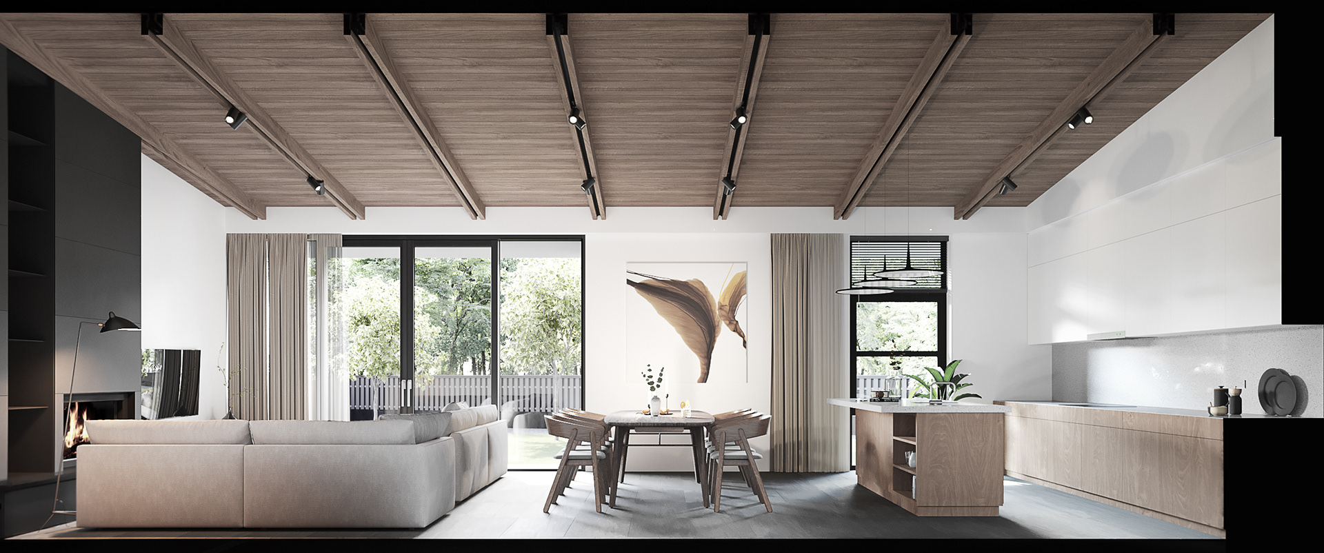 纯白空间 客餐厅设计-8